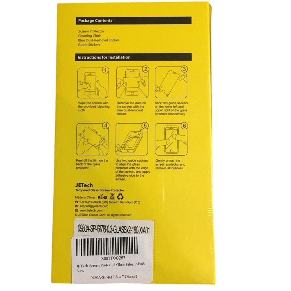 JETech Tempered Glass Screen Protector - Smartphone Protection - Picture 2 of 2